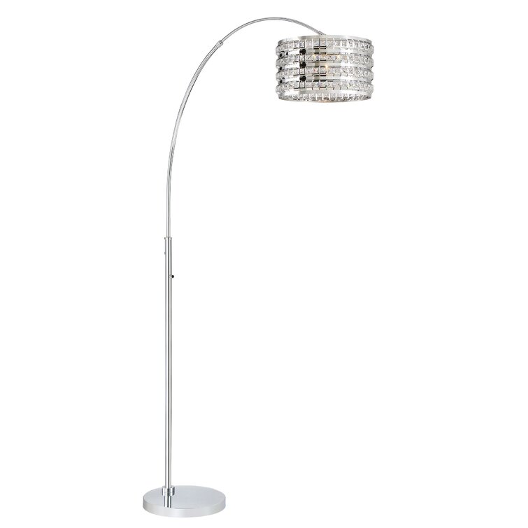 Crystal arc deals floor lamp